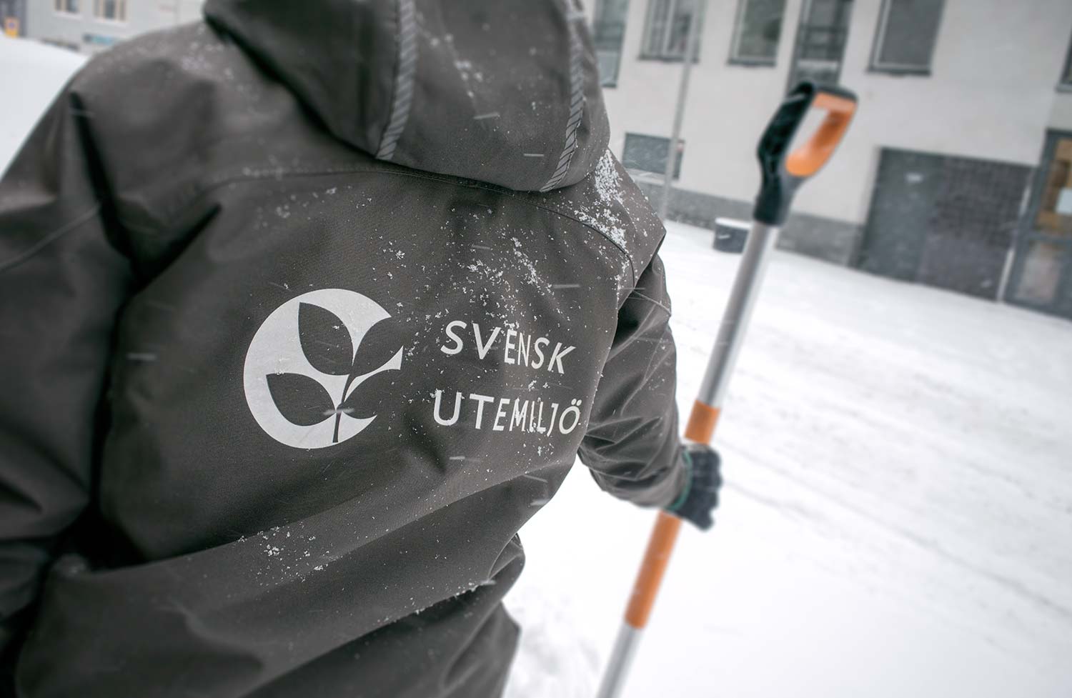 Vinterjack med logotyp